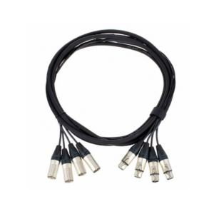 Paczkа audio 4× XLR 10 m (zestaw kabli)