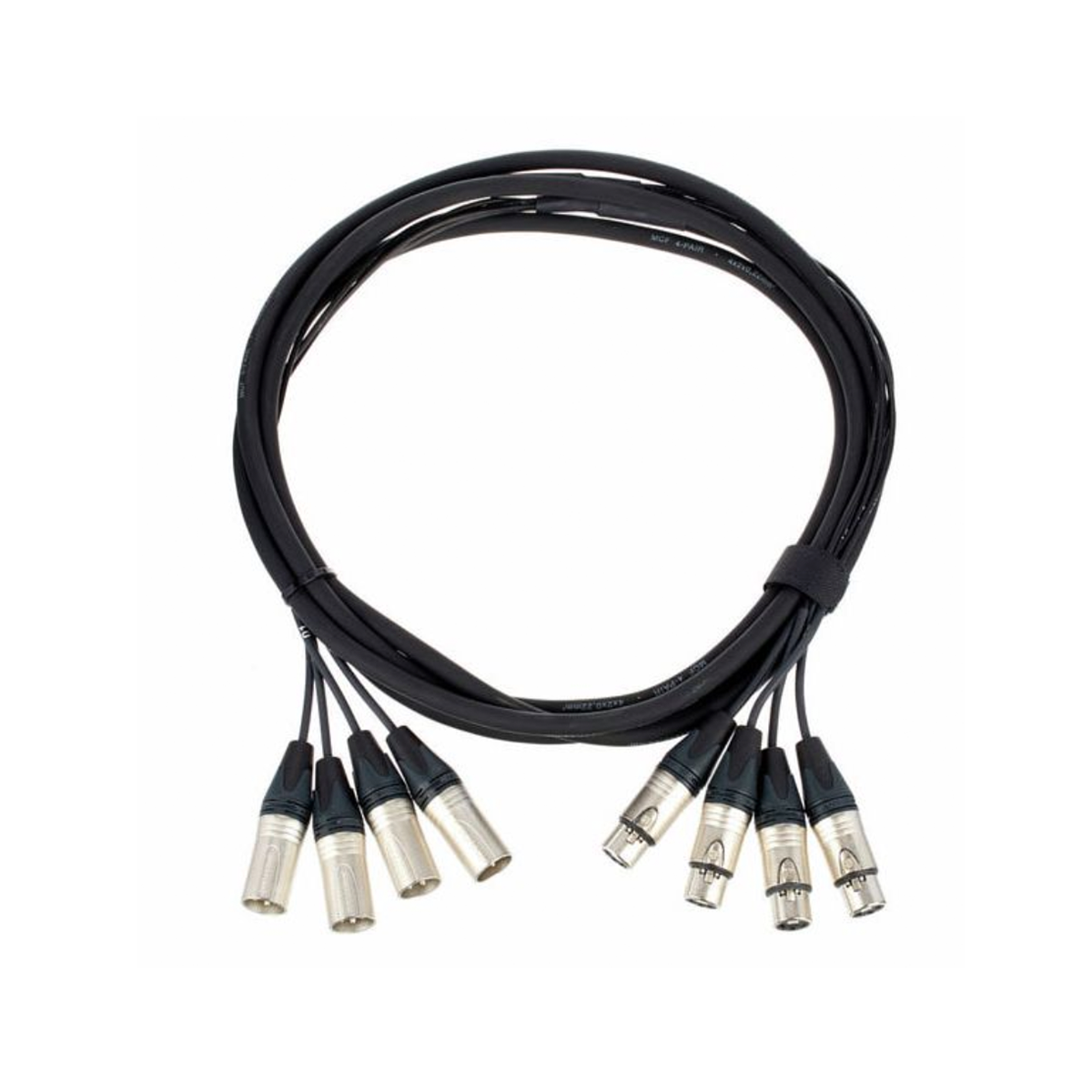 Paczkа audio 4× XLR 10 m (zestaw kabli)