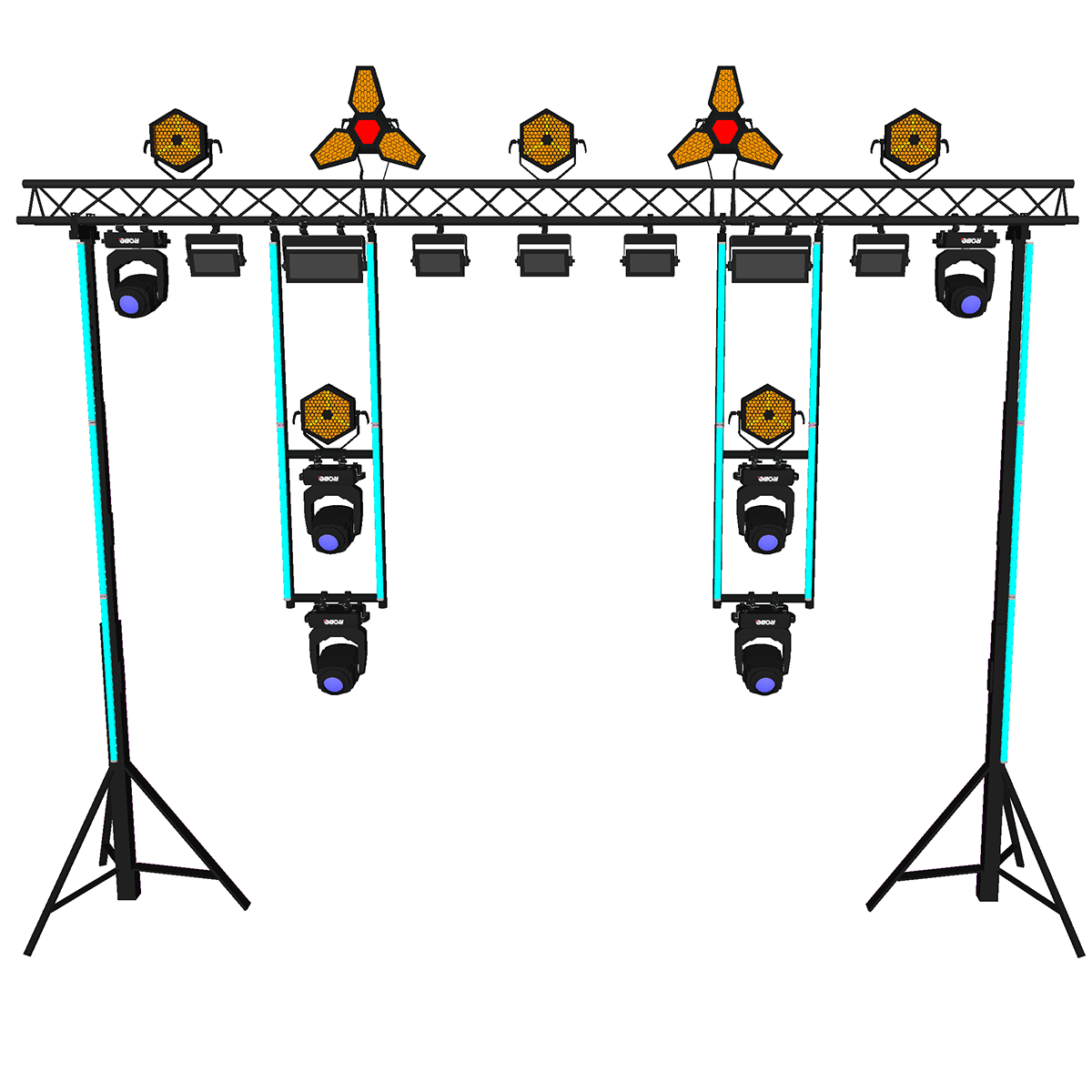 Full Stage Pro XL – AX1 + P3 + Hybrid + Q2 + X5 + kratownica