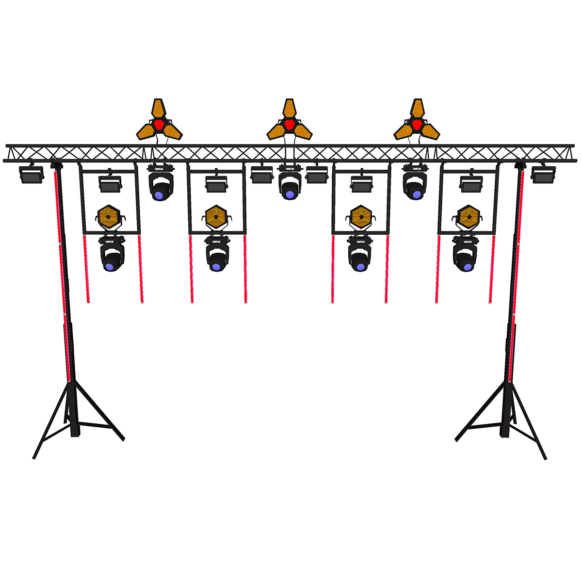 Stage Mega Show XL – AX1 + P3 + Hybrid + Q2 + U-Frame