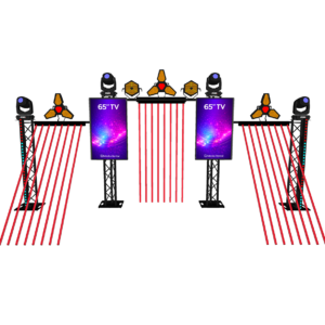 TV + Totem Light Show – AX2 + P3 + Lasery + Resolume (Pro)