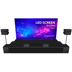 Zestaw Konferencyjny Standard (LED 5×2,5 m + QSC + prompter 40”)