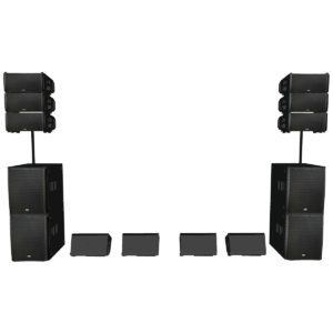 QSC Concert System XL – 6× LA108 + 4× KS118 + 4× K10.2